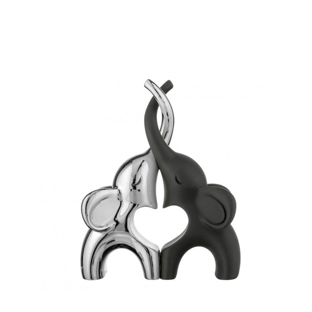 Coppia Elefantini Argento 13×10 - immagine 2