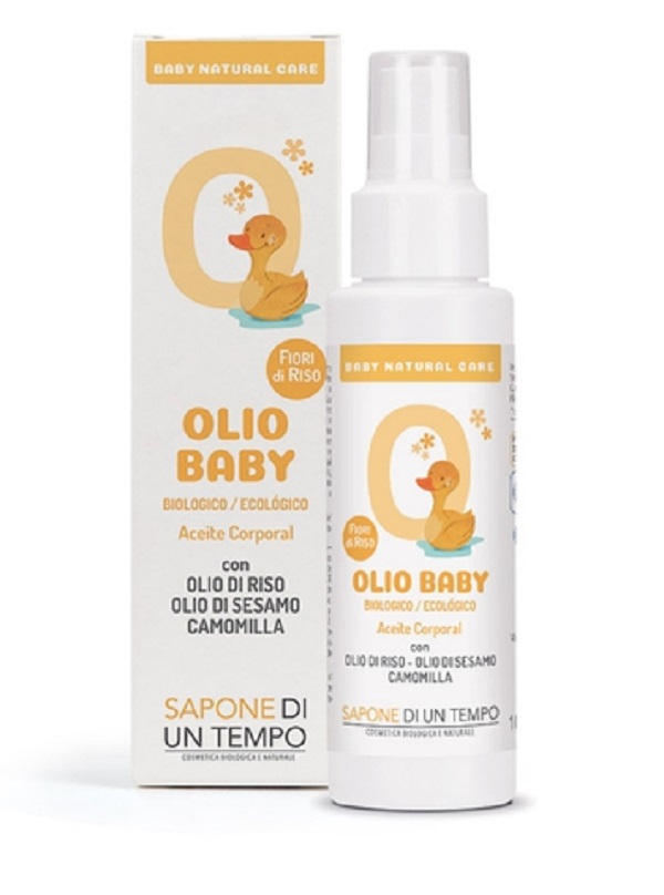 Olio Per il Corpo Baby Fiori di Riso Sapone di Un Tempo - immagine 2