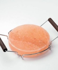 Piastra di Sale Himalayano da Cotture Rotonda con Supporto BiciBio Bioprofumeria