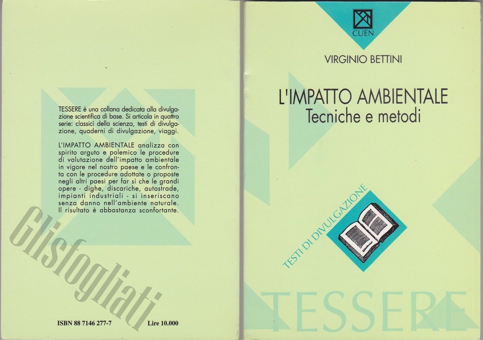 Bettini, Virginio – L’impatto ambientale: tecniche e metodi – SISSA 1995 - immagine 2