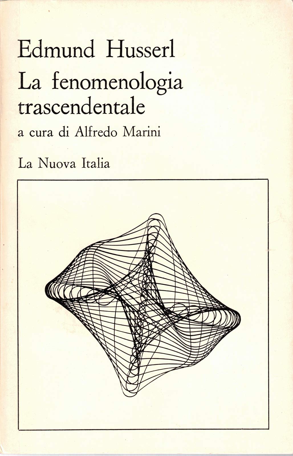 Edmund Husserl – Fenomenologia trascendentale – 1974