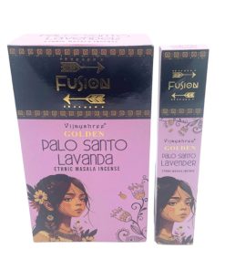 Incenso a Bastoncini Palo Santo e Lavanda Collezione Oro Vijayshree