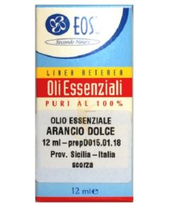 Olio Essenziale Puro Arancio Dolce Eos Secondo Natura