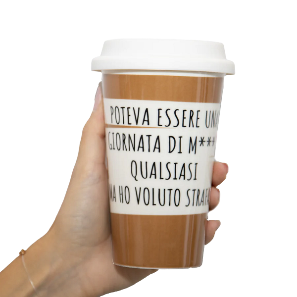 Tazza Americana In Ceramica Giornata di Merda IdeaForProject - immagine 3