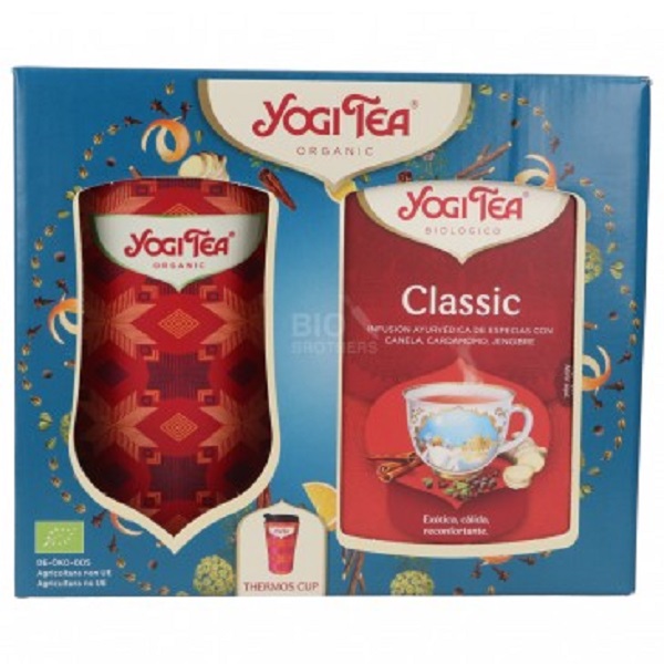 Thermos Cup e Infuso Confezione Natalizia YogiTea